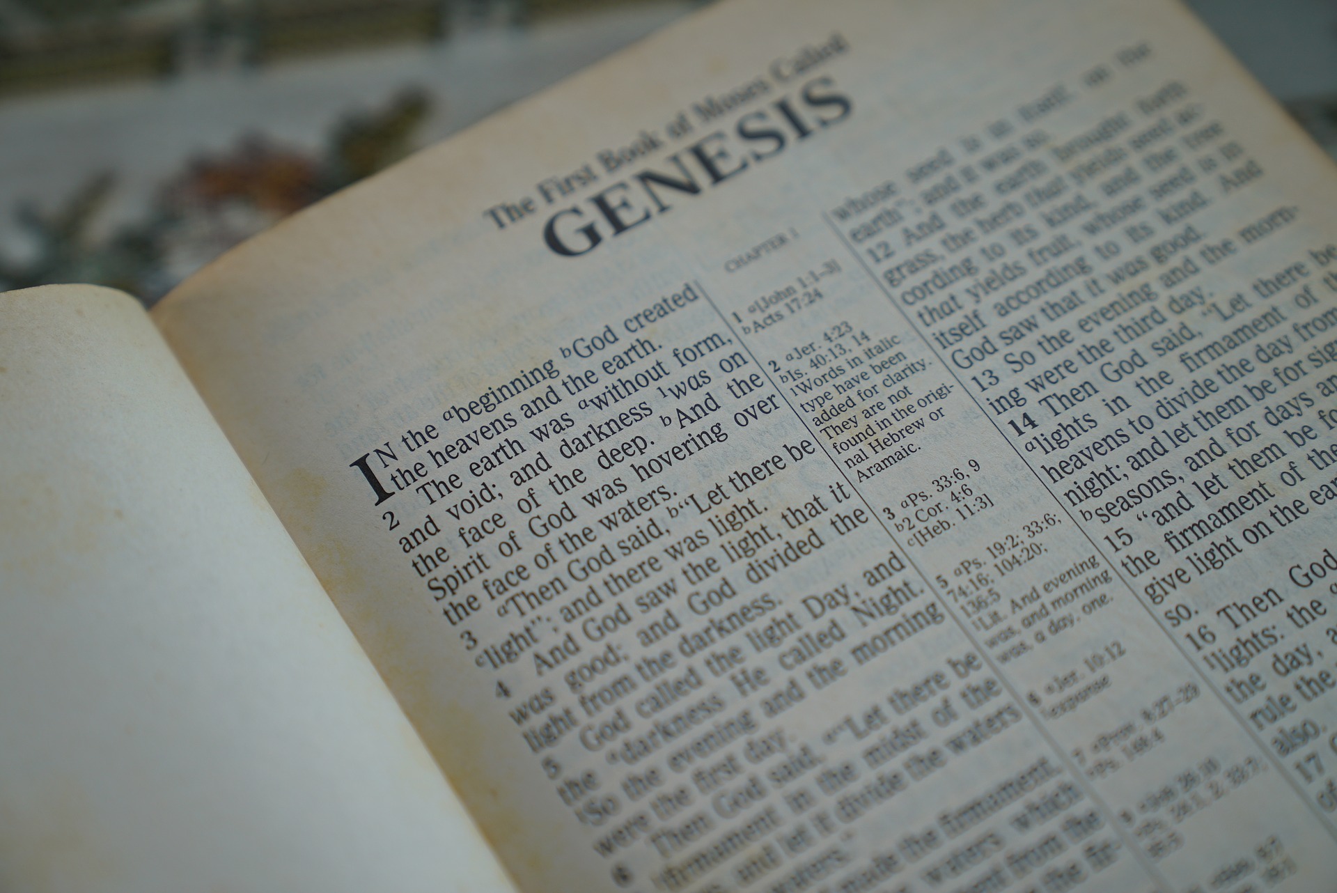 Genesis 1:3 Interlinear and Allegory